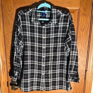 Plaid Black and White shirt